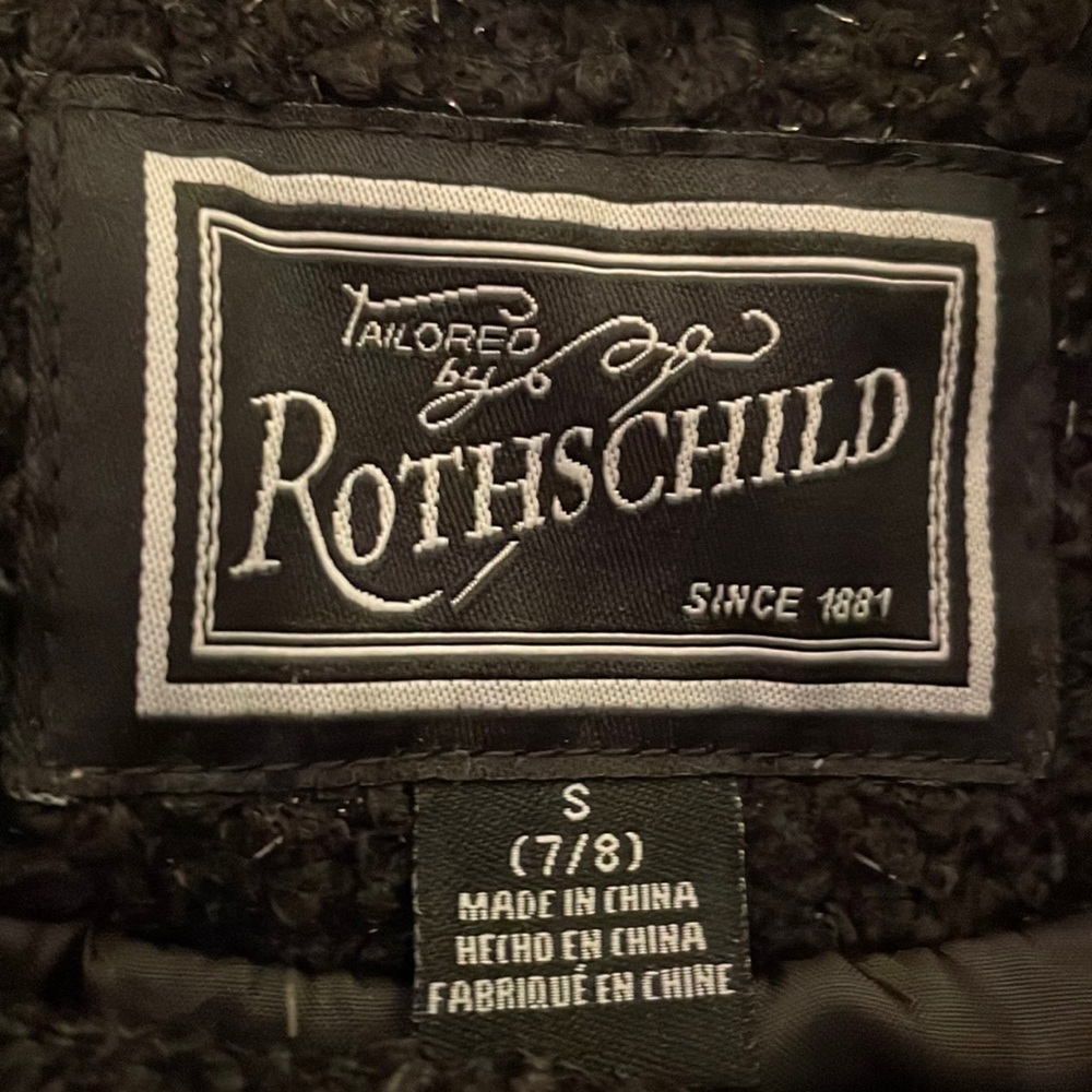 Gently used (3 times tops) Girls Dressy Black with Silver speckles. Size Small